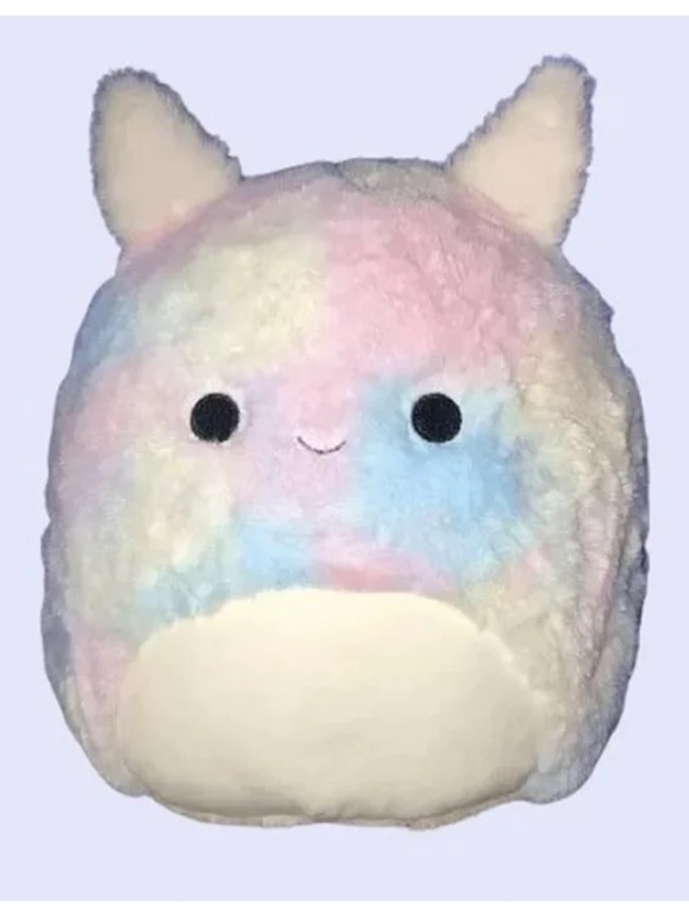 Squishmallows Fuzz A Mallows Noe Plush in Pastel Pink Blue Cream
NWT